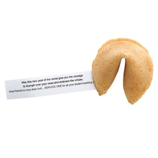 Promotional Fortune Cookies with message